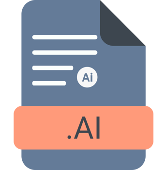 Ai File Extension Icon With Symbol png