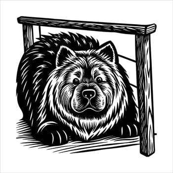 Chow Chow Breed vector