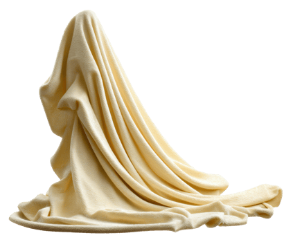 Soft and cozy draped fabric for home decor and cozy settings png