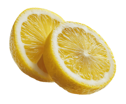 Fresh lemon slices perfect for culinary use and food decoration png