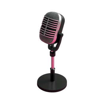 Isometric microphone illustration audio recording equipment png