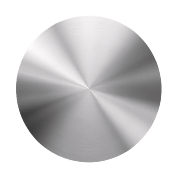 Silver metal plate disk icon. png