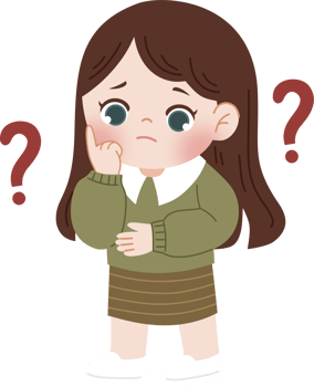 girl get confused png