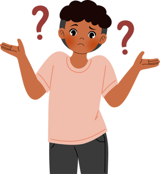 man raise his hands confused and looking for answer png