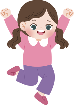 girl jumping out of happiness png