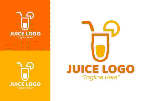 Juice Logo Design Fresh Juice Logo for Beverage Branding vector