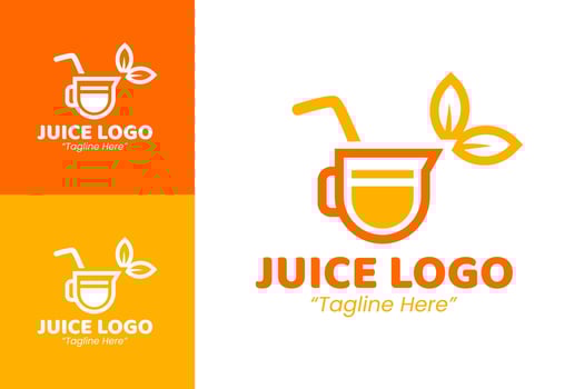 Juice Logo Design Fresh Juice Logo for Beverage Restaurant vector