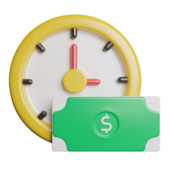 Time Is Money Clock Administration png