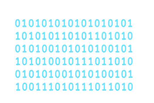 Blue Binary Code Background for Digital and Tech Themes png