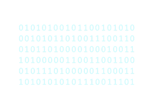 Simple Blue Binary Code Background for Tech and Digital Use png