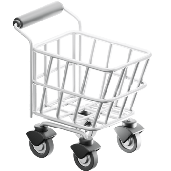 Shopping Cart 3D Illustration png