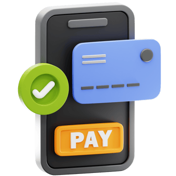 Mobile Payment 3D Illustration png