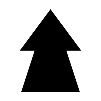 Arrow icon. Direction sign. Arrowhead symbol. illustration vector