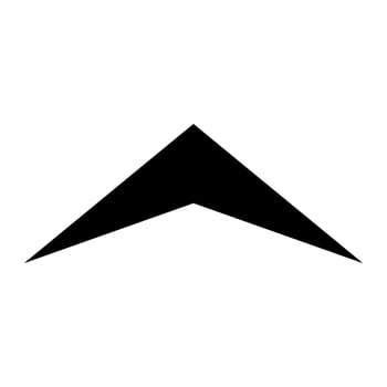 Arrow up flat icon. sign for mobile concept and web design. vector
