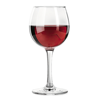 Elegant Wine Glass With Red Wine, Transparent png