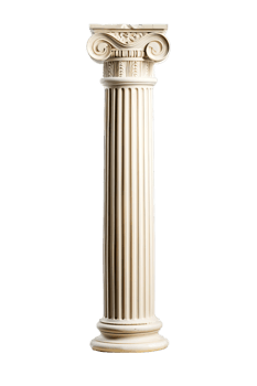 Elegant Decorative Column On Transparent Background png