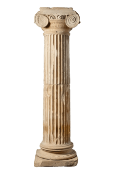 Ancient Column With Corinthian Order Capital Architecture png