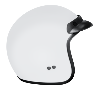 Side view vintage white helmet png