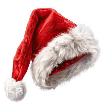Santa Hat Illustration, Festive Holiday Symbol, Season Celebration png