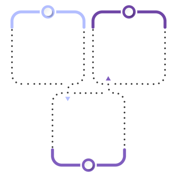 3 square elements, Infographic. png