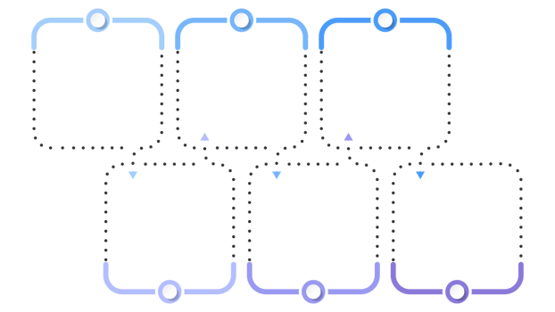 6 square elements, Infographic. png
