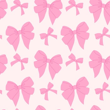 Pink ribbon pattern on a light background suitable for various design projects vector
