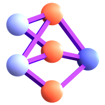 A 3d rendering of a molecule with three spheres png