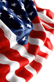 American Flag Waving Stars and Stripes Transparent Background Isolated Patriotic Symbol Celebration png