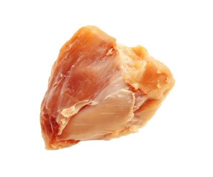 Fresh chicken thigh cut suitable for gourmet cooking and grilling png