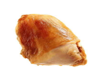 Juicy chicken thigh perfect for grilling or baking recipes png