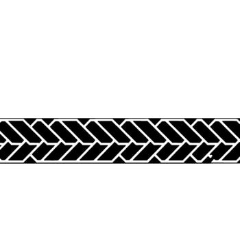 Geometric Braided Border Minimalist Black White Element. vector