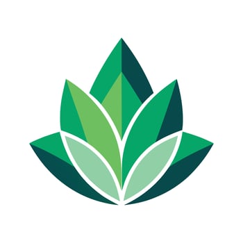 Green Leaf Logo for Eco-Friendly and Sustainable Brands vector