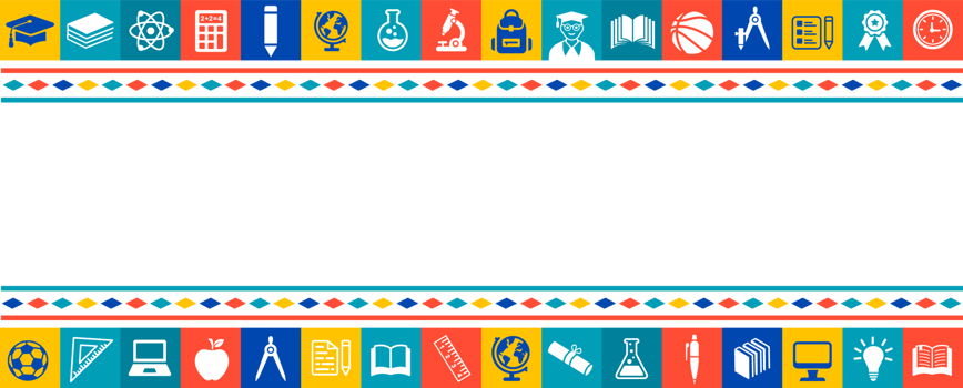back to school education geometric shape college pattern background. A vibrant collection of minimalist white silhouette png