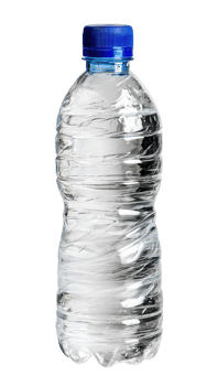 Clear Plastic Water Bottle Filled with Liquid Isolated on Transparent Background png
