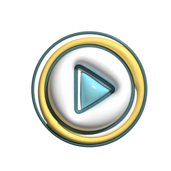 3D Cartoon Music Playlist Audio Queue Icons png