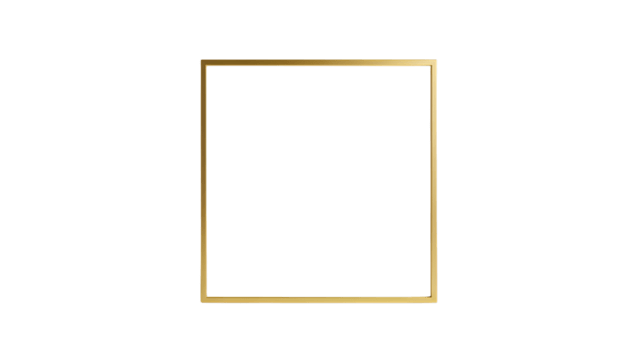 Gold Square Frame png