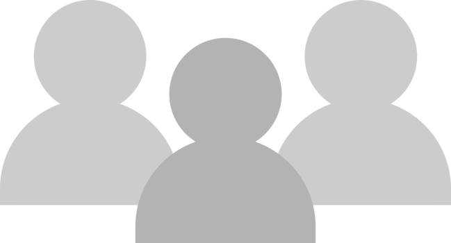 Gray group people sign team png