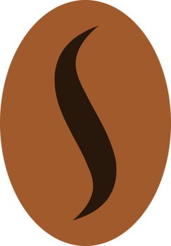 Brown coffee seed png