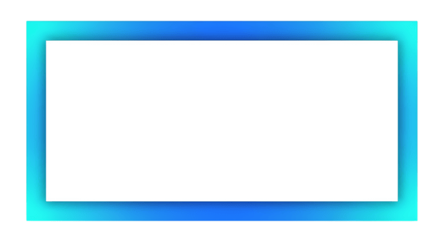 Blue Gradient Rectangle Frame png