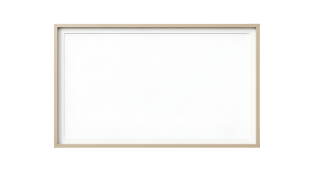 Beige Minimalist Picture Frame png
