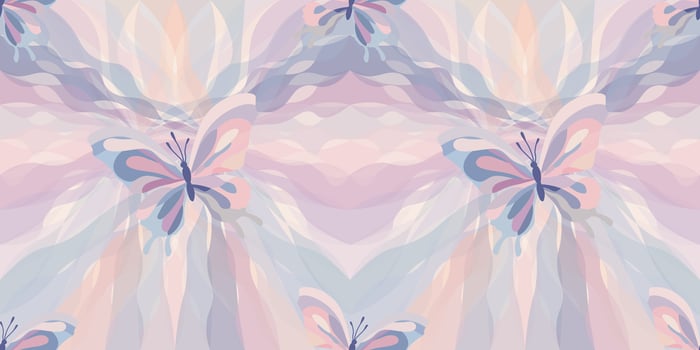 Butterfly Holographic in a Seamless Pattern. abstract geometric shape in trendy 90s, 00s psychedelic style. Holographics Illustration elements and signs. vector