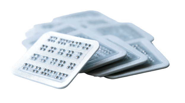 Smart insulin patch delivering microdoses on transparent background png