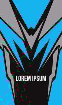 Esports Jersey Design Template vector