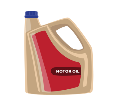 Illustration of Motor Oil Bottle png