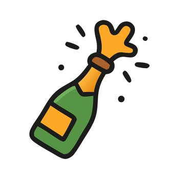 minimalist beer icon with white background vector
