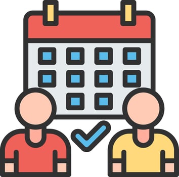 Coordination App Focused Design vector