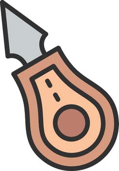 Threader Pixel Style Badge vector