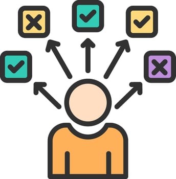 Choices Stylish UX Piece vector