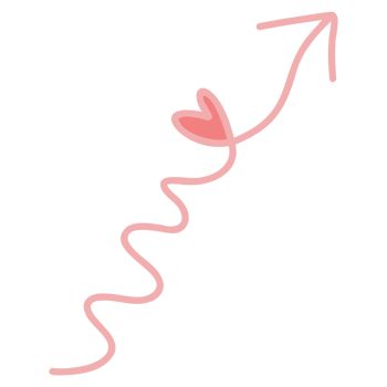 Curve sign pink love png