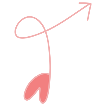 A pink heart arrow png
